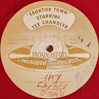 Frontier Town radio show 16